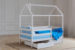Кровать-домик 80*160 Белый в Уфе - ufa.mebel24.online | фото 3