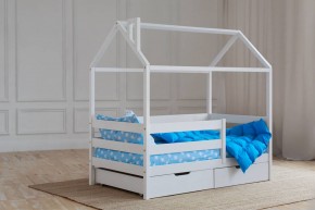 Кровать-домик 80*160 Белый в Уфе - ufa.mebel24.online | фото 4