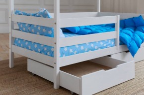 Кровать-домик 80*160 Белый в Уфе - ufa.mebel24.online | фото 5
