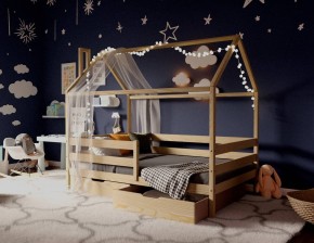 Кровать-домик 80*160 без покраски в Уфе - ufa.mebel24.online | фото