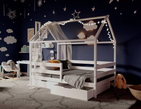 Кровать-домик 80*190 Белый в Уфе - ufa.mebel24.online | фото