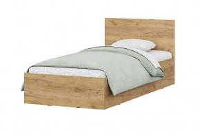Кровать одинарная 0.9 МСП-1 + основание Лайт (Дуб золотой) в Уфе - ufa.mebel24.online | фото