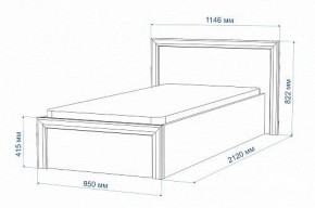 Кровать односпальная Нобиле Кр-90 в Уфе - ufa.mebel24.online | фото 2