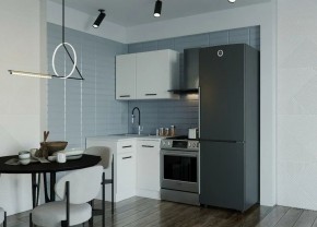 Кухонный гарнитур Белый Глянец 1000*1000 (Стол. 38мм) в Уфе - ufa.mebel24.online | фото 1
