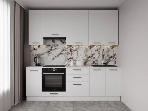 Кухонный гарнитур Белый Глянец 2400 h950 (Стол. 26мм) в Уфе - ufa.mebel24.online | фото