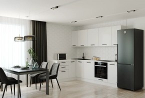 Кухонный гарнитур Белый Глянец 2600*1600 (Стол. 38мм) в Уфе - ufa.mebel24.online | фото