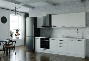 Кухонный гарнитур Белый Глянец 2800 (Стол. 26мм) в Уфе - ufa.mebel24.online | фото 1