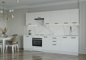 Кухонный гарнитур Белый Глянец 3000 (Стол. 26мм) в Уфе - ufa.mebel24.online | фото