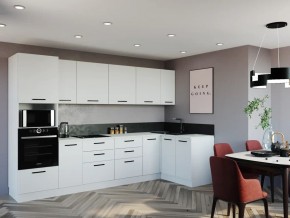 Кухонный гарнитур Белый Глянец 3200*1400 (Стол. 38мм) в Уфе - ufa.mebel24.online | фото
