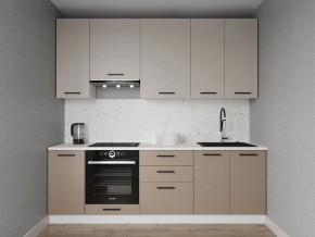 Кухонный гарнитур Каппучино 2400 h950 (Стол. 38мм) в Уфе - ufa.mebel24.online | фото