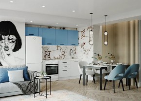 Кухонный гарнитур Капри 2550 (Стол. 26мм) в Уфе - ufa.mebel24.online | фото