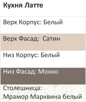 Кухонный гарнитур Латте 1000 (Стол. 26мм) в Уфе - ufa.mebel24.online | фото 3