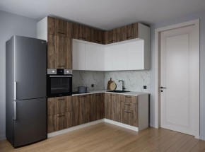 Кухонный гарнитур Старое Дерево 2200*1700 (Стол. 38мм) в Уфе - ufa.mebel24.online | фото