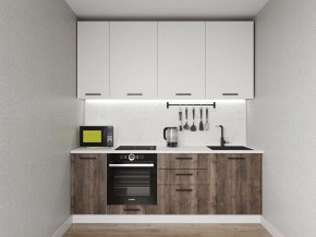 Кухонный гарнитур Старое Дерево 2200 h950 (Стол. 38мм) в Уфе - ufa.mebel24.online | фото