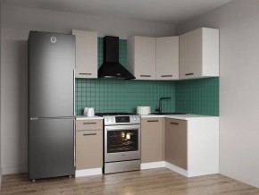 Кухонный гарнитур угловой Каппучино 2000*1200 (Стол. 26мм) в Уфе - ufa.mebel24.online | фото