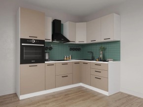 Кухонный гарнитур угловой Каппучино 2400*1600 (Стол. 38мм) в Уфе - ufa.mebel24.online | фото