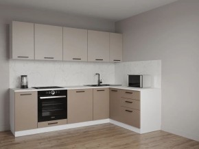 Кухонный гарнитур угловой Каппучино 2600*1600 (Стол. 38мм) в Уфе - ufa.mebel24.online | фото
