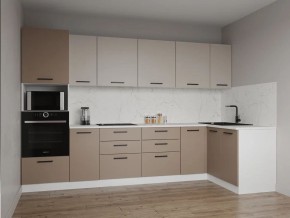 Кухонный гарнитур угловой Каппучино 3200*1400 (Стол. 26мм) в Уфе - ufa.mebel24.online | фото