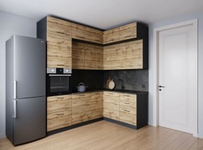 Кухонный гарнитур угловой Крафт 2200*1700 (Стол. 26мм) в Уфе - ufa.mebel24.online | фото