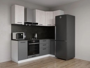 Кухонный гарнитур угловой Санторини 2200*1000 (Стол. 38мм) в Уфе - ufa.mebel24.online | фото 1