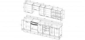 Кухонный гарнитур Умбра 3000 (Стол. 38мм) в Уфе - ufa.mebel24.online | фото 2