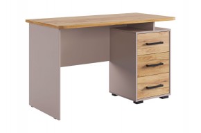 ЛАЙТ 2 Стол компьютерный (1200) кашемир/дуб крафт золотой в Уфе - ufa.mebel24.online | фото