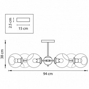 Люстра на штанге Lightstar Beta 785067 в Уфе - ufa.mebel24.online | фото 8