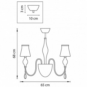 Люстра на штанге Lightstar Escica 806050 в Уфе - ufa.mebel24.online | фото 6