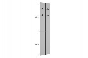 МЕРСИ Прихожая (модульная) графит в Уфе - ufa.mebel24.online | фото 3