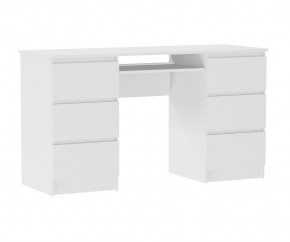 МОРИ МС-2 Стол 6 ящиков (белый) в Уфе - ufa.mebel24.online | фото 2