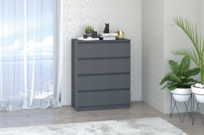 МС "Хилтон" Комод №1 800 (4 ящ.) графит в Уфе - ufa.mebel24.online | фото