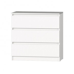 МС "Хилтон" Комод №2 800 (3 ящ.) белый текстурный в Уфе - ufa.mebel24.online | фото 2