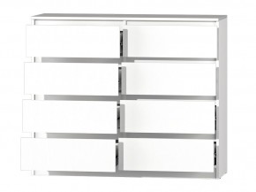 МС "Хилтон" Комод №3 1200 (8 ящ.) белый текстурный в Уфе - ufa.mebel24.online | фото 3