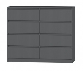 МС "Хилтон" Комод №3 1200 (8 ящ.) графит в Уфе - ufa.mebel24.online | фото 2