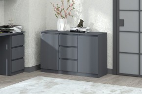 МС "Хилтон" Комод №4 1200 (графит) в Уфе - ufa.mebel24.online | фото
