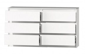 МС "Хилтон" Комод №5 1400 (6 ящ.) белый текстурный в Уфе - ufa.mebel24.online | фото 3