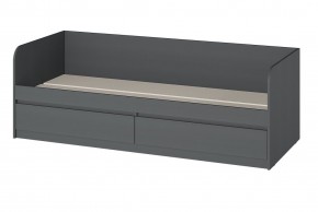 МС "Хилтон" Кровать 0,8 (графит) в Уфе - ufa.mebel24.online | фото 3