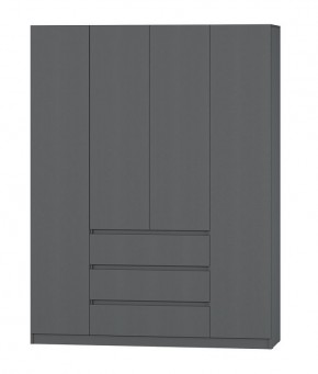 МС "Хилтон" Шкаф №1 1600 (Графит) в Уфе - ufa.mebel24.online | фото 2