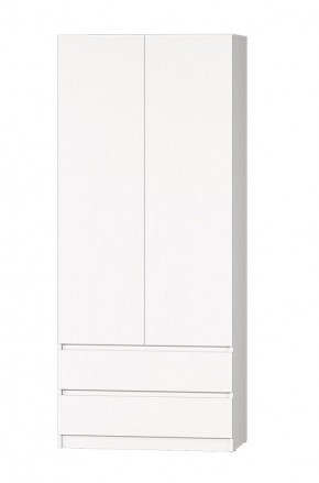 МС "Хилтон" Шкаф №3 900 (Белый текстурный) в Уфе - ufa.mebel24.online | фото 2