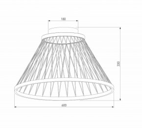 Накладной светильник Eurosvet Cesta 40019/1 LED коричневый в Уфе - ufa.mebel24.online | фото 4