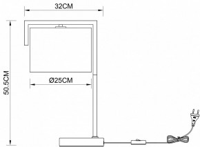 Настольная лампа декоративная Arte Lamp Aperol A5031LT-1PB в Уфе - ufa.mebel24.online | фото 3