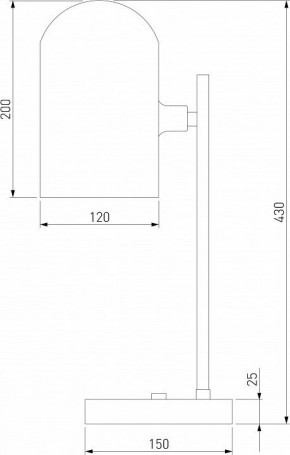 Настольная лампа декоративная Eurosvet Bambola 01164/1 латунь в Уфе - ufa.mebel24.online | фото 2