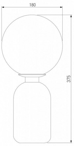 Настольная лампа декоративная Eurosvet Bubble 01197/1 белый в Уфе - ufa.mebel24.online | фото 2