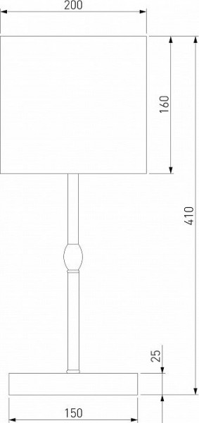 Настольная лампа декоративная Eurosvet Notturno 01162/1 черный в Уфе - ufa.mebel24.online | фото 4