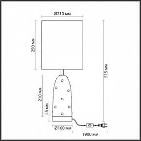 Настольная лампа декоративная Odeon Light Pollen 5424/1T в Уфе - ufa.mebel24.online | фото 5