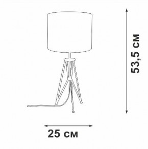 Настольная лампа декоративная Vitaluce V2834 V2834-1/1L в Уфе - ufa.mebel24.online | фото 2