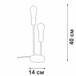 Настольная лампа декоративная Vitaluce V3005 V3005-1/2L в Уфе - ufa.mebel24.online | фото 5