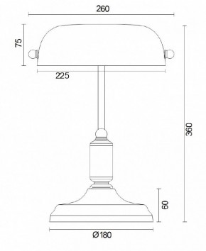 Настольная лампа офисная Maytoni Kiwi Z153-TL-01-BS в Уфе - ufa.mebel24.online | фото 2