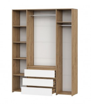 НЕКСТ 1 Спальный гарнитур (модульный) Дуб Золотой/Белый в Уфе - ufa.mebel24.online | фото 15