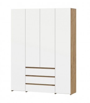 НЕКСТ 1 Спальный гарнитур (модульный) Дуб Золотой/Белый в Уфе - ufa.mebel24.online | фото 16